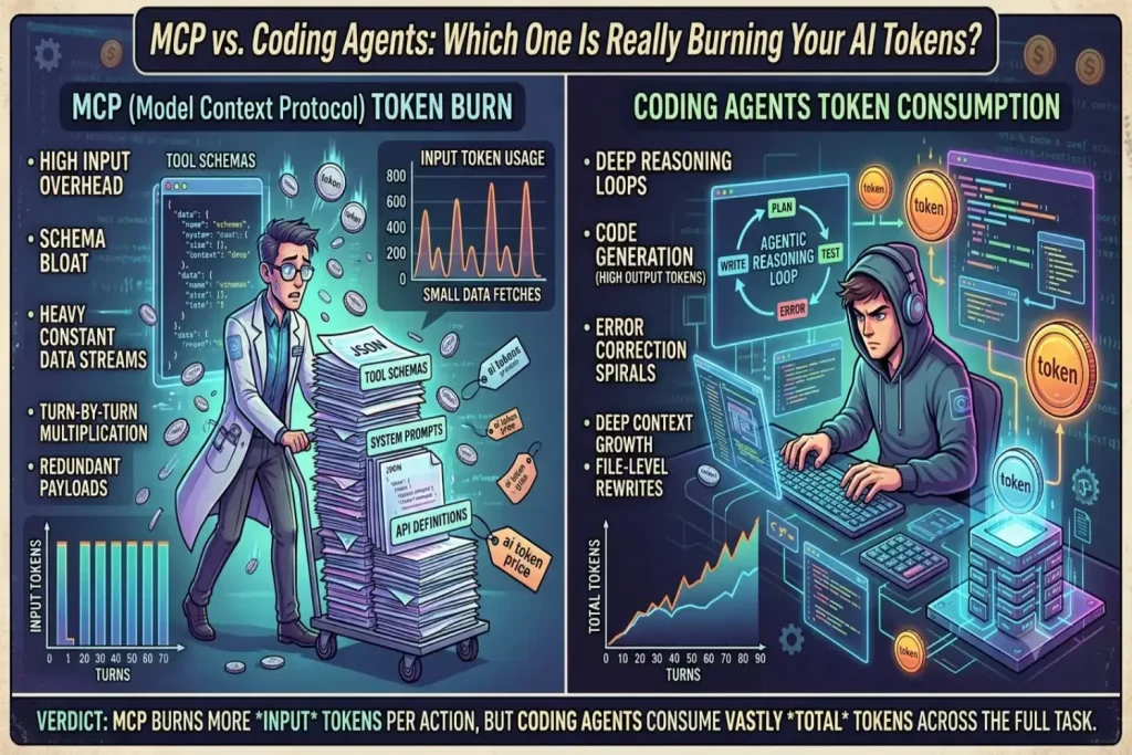MCP vs. Coding Agents: Which One Is Really Burning Your AI Tokens?